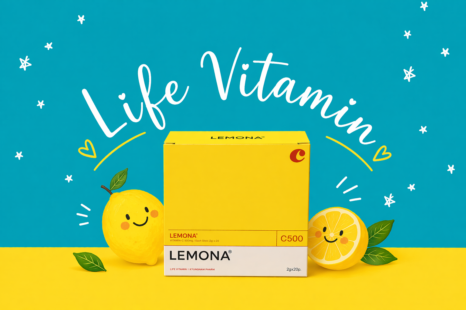 Lemona vitamin C sticks Korean supplement for energy immunity and skin health