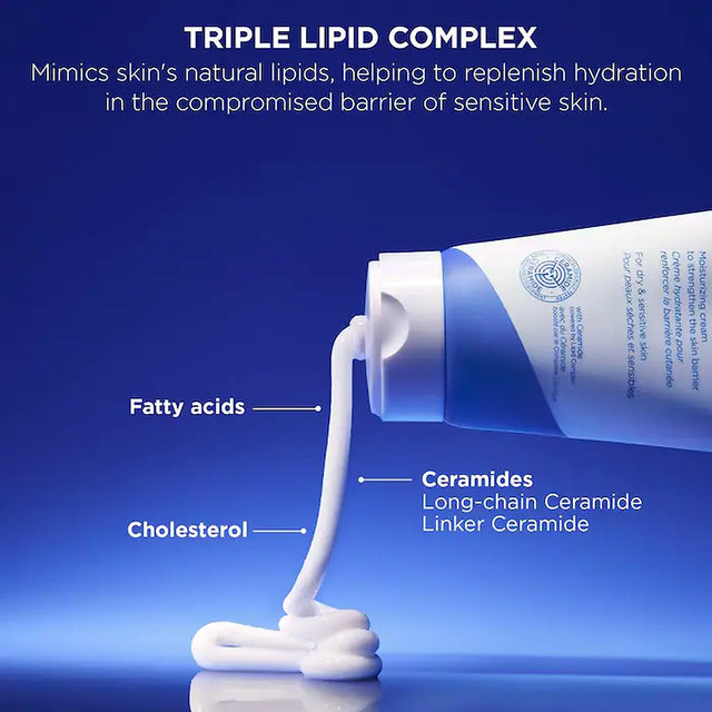 AESTURA Atobarrier 365 Cream Triple Lipid Complex with ceramides, fatty acids, and cholesterol for skin barrier hydration