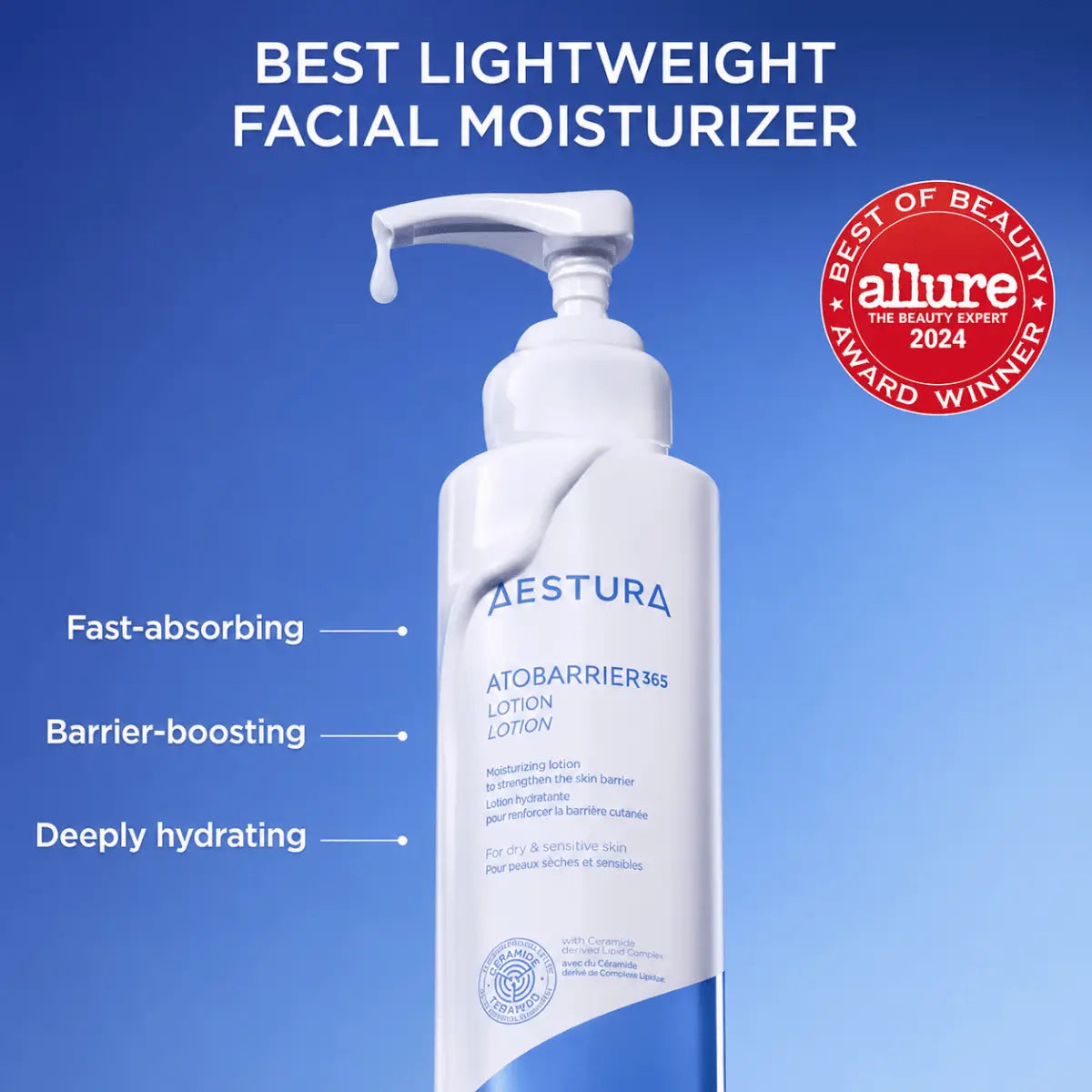 AESTURA ATOBARRIER365 Lightweight Face Lotion Moisturizer - Korean OTC