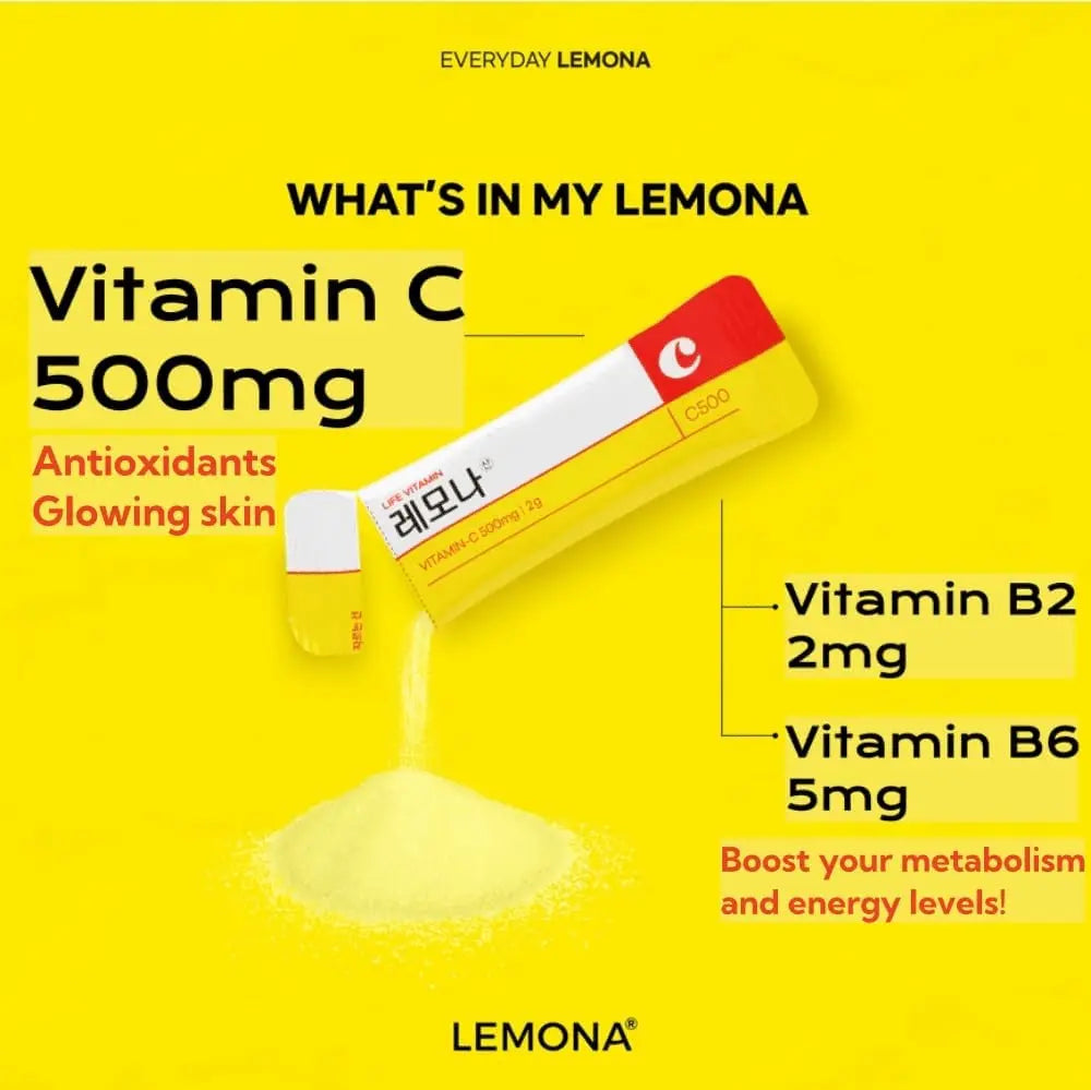 LEMONA Vitamin C 500mg (20 PCS) - Korean OTC